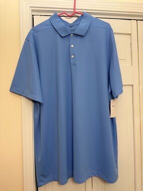 NEW Nike Men’s Light Blue golf Polo Shirt XXL